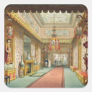 Sticker Carré La Galerie Chinoise, de 'Vues sur le Pavi Royal