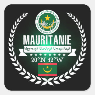 Sticker Carré La Mauritanie