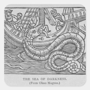 Sticker Carré La mer des ténèbres