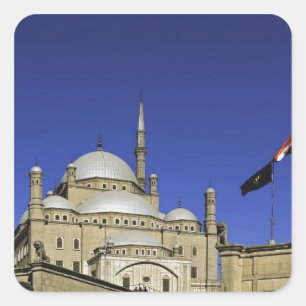 Sticker Carré La mosquée de Mohammed Ali à la Citadelle, égaleme