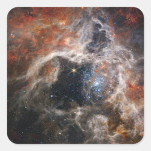 Sticker Carré La Nebula Tarantula   JWST