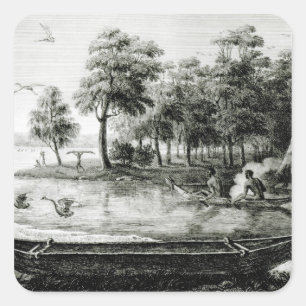 Sticker Carré La nouvelle Hollande : La Nouvelle-Galles du Sud