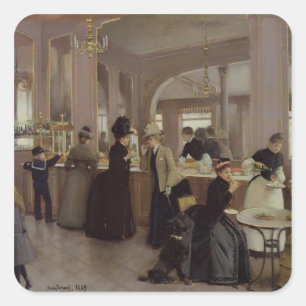 Sticker Carré La pâtisserie Gloppe