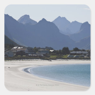Sticker Carré La plage du Ramberg est célèbre pour son blanc 2