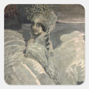 Sticker Carré La princesse cygne, 1900
