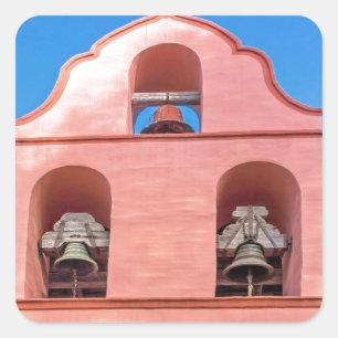 Sticker Carré La Purisima Mission Bells