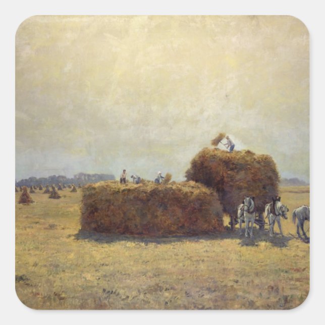 Sticker Carré La récolte (Devant)