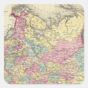 Sticker Carré La Russie 6