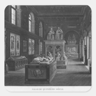 Sticker Carré La salle du XVe siècle, Musée des Monuments