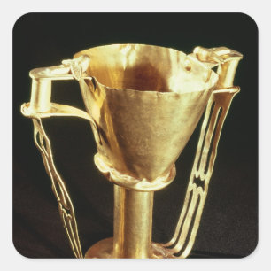 Sticker Carré La tasse de Nestor, Mycenae, c.1550-1500 AVANT