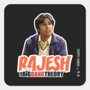 Sticker Carré La théorie du Big Bang   Rajesh