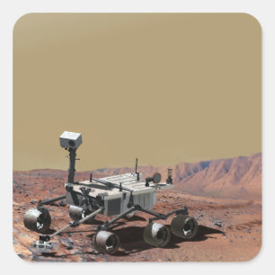 Sticker Carré Laboratoire des sciences de Mars
