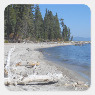 Sticker Carré Lac Tahoe