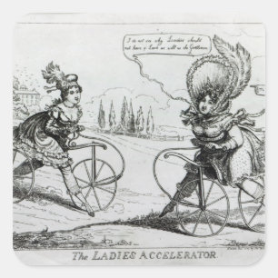Sticker Carré L'accélérateur Dames, 1819