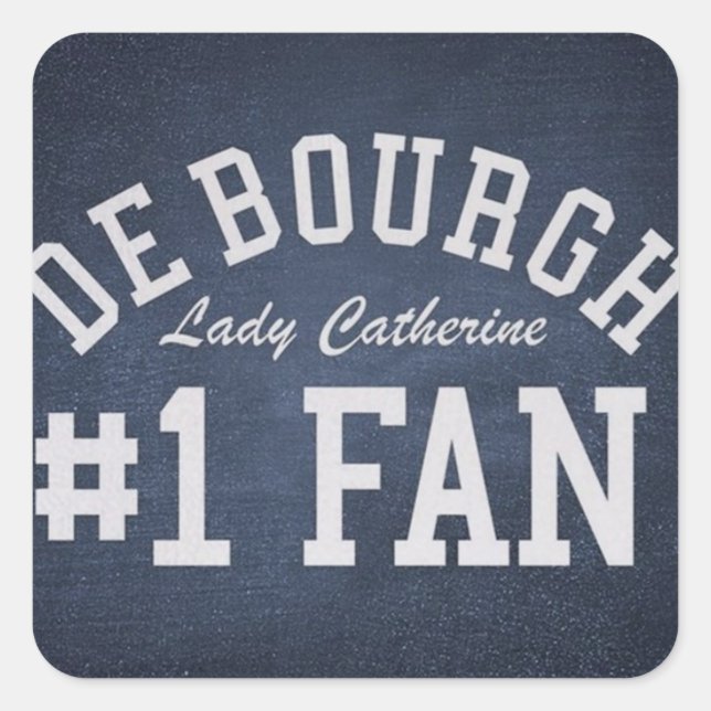 Sticker Carré Lady Catherine de Bourgh #1 Fan (Devant)