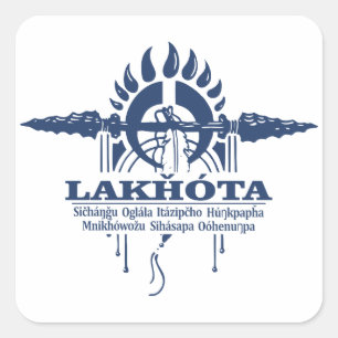 Sticker Carré Lakhota