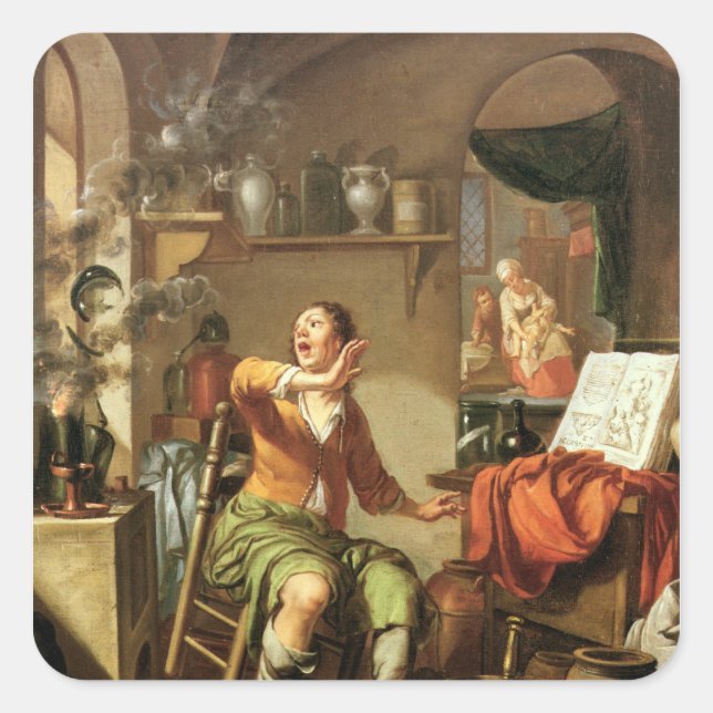 Sticker Carré L'alchimiste (Devant)