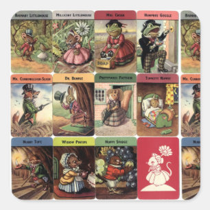 Sticker Carré "L'alignement des forêts"