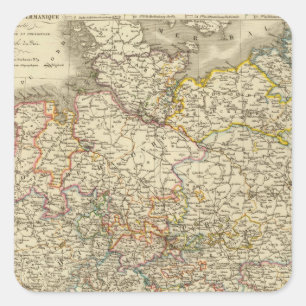 Sticker Carré L'Allemagne 2