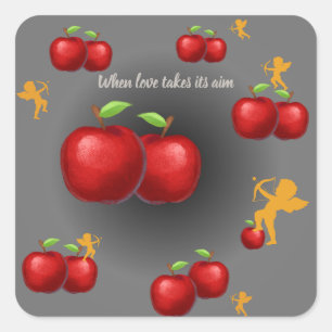 Sticker Carré L'amour divin