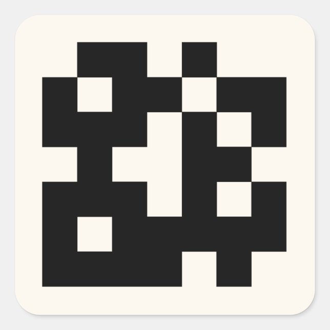 Sticker Carré L'Amour Minimaliste Est De Brûler Fête des mariées (Devant)