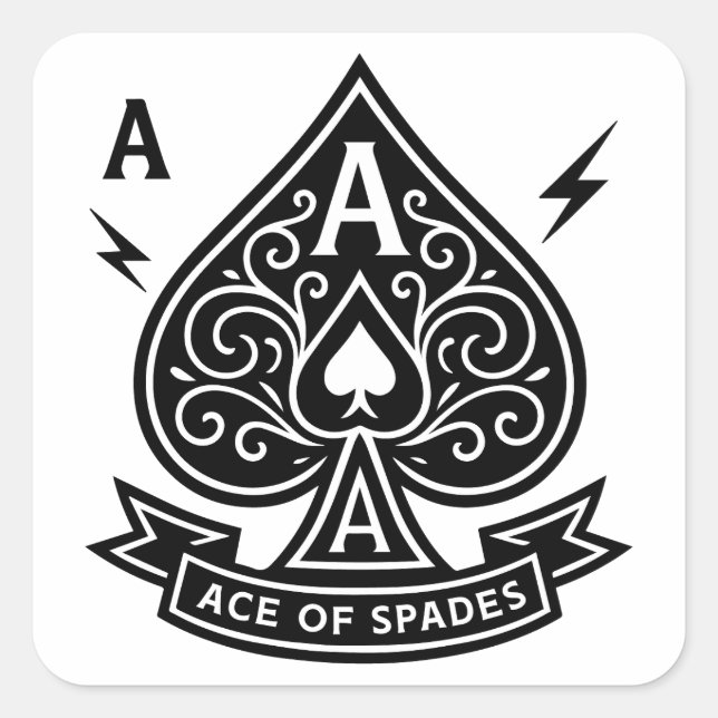 Sticker Carré lampe (Devant)