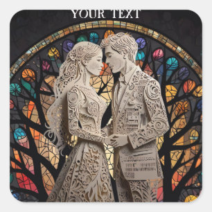 Sticker Carré Lancer l'oreiller