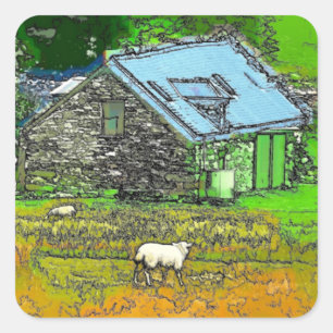 STICKER CARRÉ L'ANCIENNE GAILLE