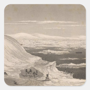 Sticker Carré L'Antarctique 2