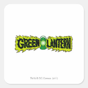 Sticker Carré Lanterne verte - Lanterne brillante 2