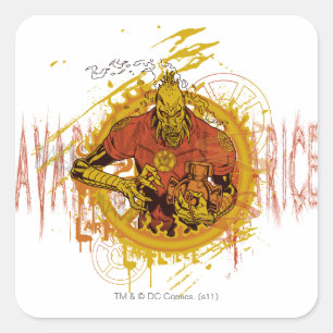 Sticker Carré Larfleeze - Agent Orange 14