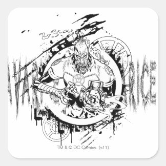 Sticker Carré Larfleeze - Agent Orange 15