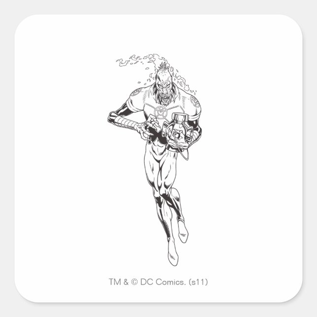 Sticker Carré Larfleeze - Agent Orange 6 (Devant)