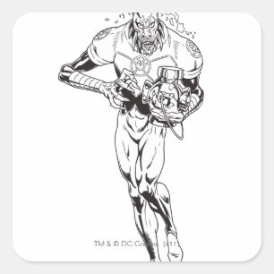 Sticker Carré Larfleeze - Agent Orange 6