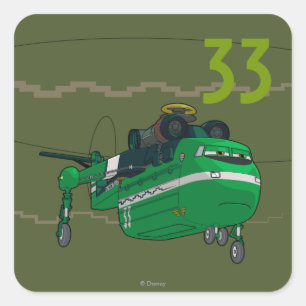 Sticker Carré L'art des personnages de Windlifter