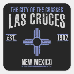 Sticker Carré Las Cruces