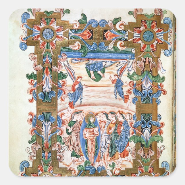 Sticker Carré L'Ascension du Christ (Devant)