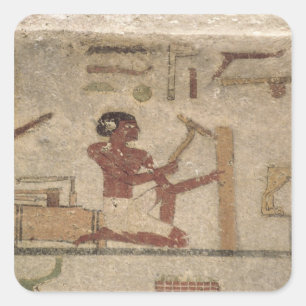 Sticker Carré L'atelier du charpentier