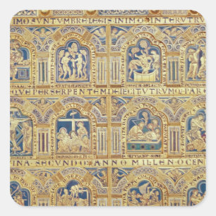 Sticker Carré L'autel de Verdun, representation décorative