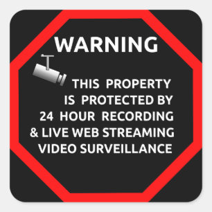 Sticker Carré L'autocollant de sécurité pour l'aide de Windows