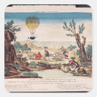 Le ballon à air chaud de Jean Pierre Blanchard