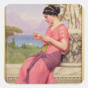 Sticker Carré Le Billet Doux, 1913