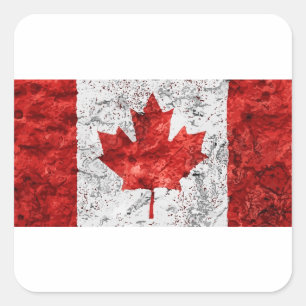 Sticker Carré le Canada