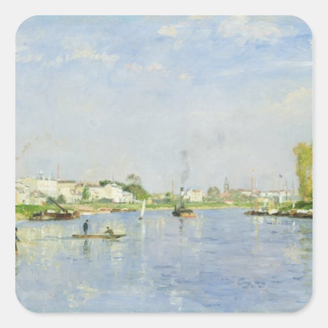 Sticker Carré Le canal Saint-Denis (Devant)