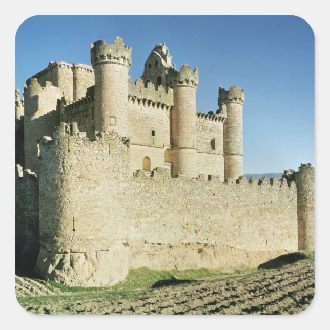 Sticker Carré Le château (Devant)