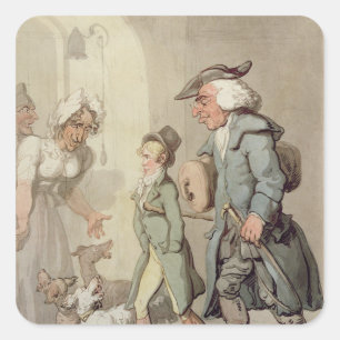 Sticker Carré Le chef de l'ours et de l'ours