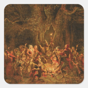 Sticker Carré Le chêne d'Herne de "The Merry Wives of Windsor" p