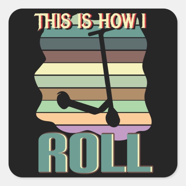 Sticker Carré Le chien clandestin parmi les véhicules (Devant)