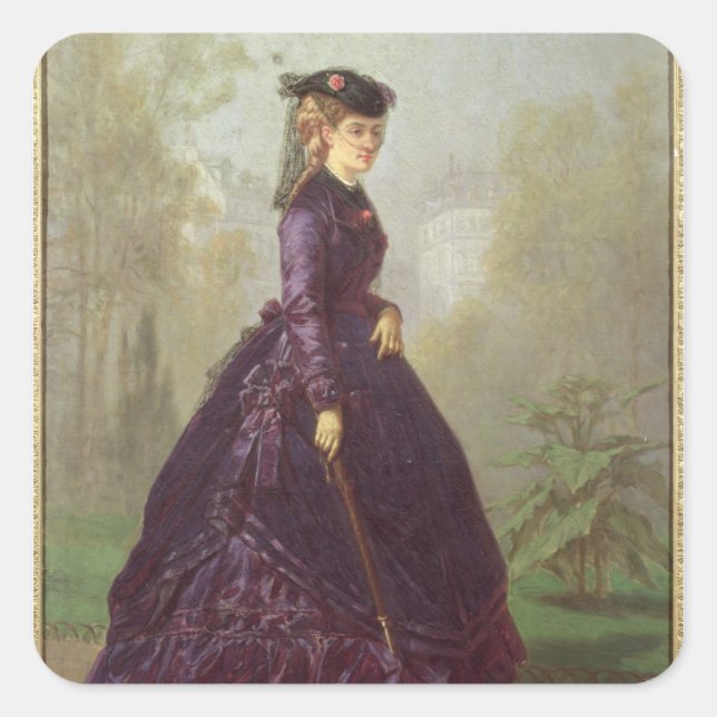 Sticker Carré Le Cocodette, 1867 (Devant)