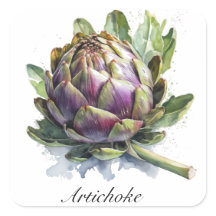 Le Coeur du Garde : Artichoke en Aquarelle